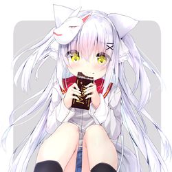 This is a pixiv picture whose title is けもみみ.