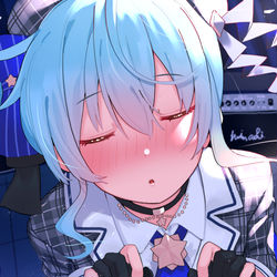 This is a pixiv picture whose title is きすまちすいせい.