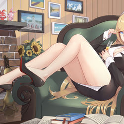 This is a pixiv picture whose title is 幽兰黛尔老师.
