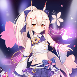 This is a pixiv picture whose title is アイドルの綾波ちゃん.