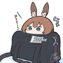 This is a pixiv picture whose title is 待ちきれなくなったアーミヤ.