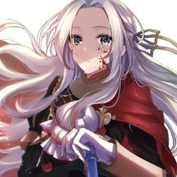 This is a pixiv picture whose title is エーデルガルト.