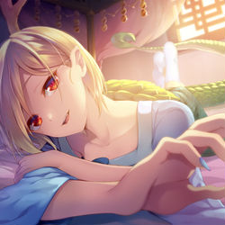 This is a pixiv picture whose title is やっと起きたね.