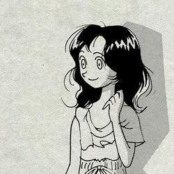 This is a pixiv picture whose title is ８０年代風オシャレ漫画.