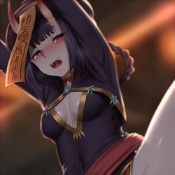 This is a pixiv picture whose title is キョンシー酒呑.