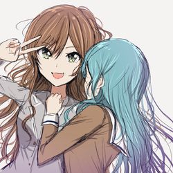This is a pixiv picture whose title is バンドリまとめ22（さよリサ）.