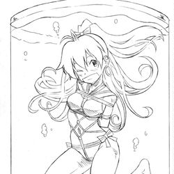 This is a pixiv picture whose title is Hibiki Escape.