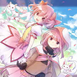 This is a pixiv picture whose title is マギアレコード 魔法少女まどか☆マギカ外伝.