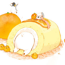 This is a pixiv picture whose title is 北国ロール.