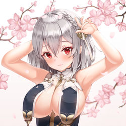 This is a pixiv picture whose title is シリアス.