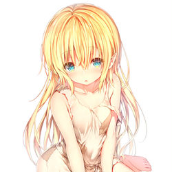 This is a pixiv picture whose title is 変態奴隷ちゃんと堅物勇者さんと.