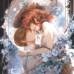 This is a pixiv picture whose title is 蒼花.