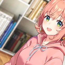 This is a pixiv picture whose title is 本を見るひま.