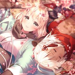 This is a pixiv picture whose title is 春.