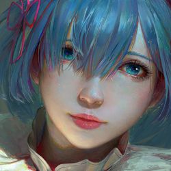 This is a pixiv picture whose title is 蕾姆.