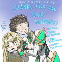 This is a pixiv picture whose title is Mythrex for 1300+ followers!.