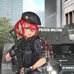 This is a pixiv picture whose title is BOPE.
