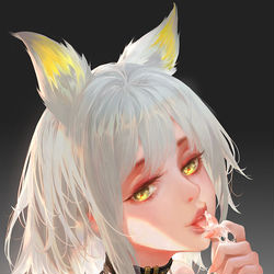 This is a pixiv picture whose title is 明日方舟 凯尔希.