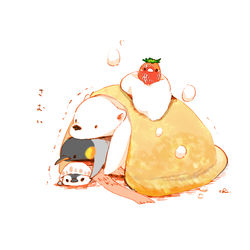 This is a pixiv picture whose title is 三段クレープ.