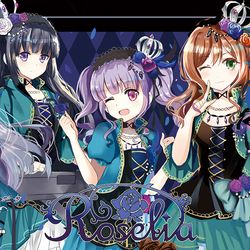 This is a pixiv picture whose title is 【バンドリ】BanG Dream! Roselia.
