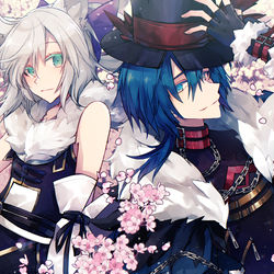This is a pixiv picture whose title is 桜桜.