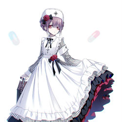 This is a pixiv picture whose title is ナースロリータ.