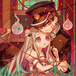 This is a pixiv picture whose title is Hanako.