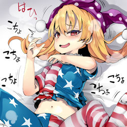 This is a pixiv picture whose title is イタズラばかりするクラピに馬乗りになってこちょこちょの刑を実行.