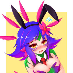 This is a pixiv picture whose title is 逆バニーコ.