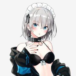 This is a pixiv picture whose title is パーカー×下着.