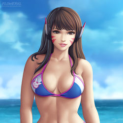 This is a pixiv picture whose title is D.va.