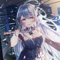 This is a pixiv picture whose title is Night of Reunion.