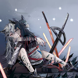 This is a pixiv picture whose title is 誰もそれを切り裂けないの.