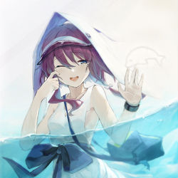 This is a pixiv picture whose title is 清流.