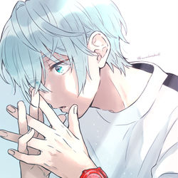 This is a pixiv picture whose title is ひらめき.