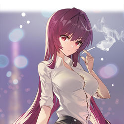 This is a pixiv picture whose title is スカサハ.