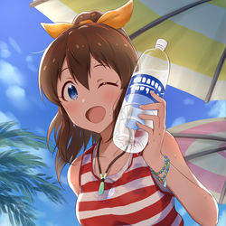 This is a pixiv picture whose title is 佐竹さん・夏.