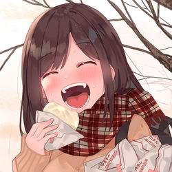 This is a pixiv picture whose title is いっぱい食べる君がすき.