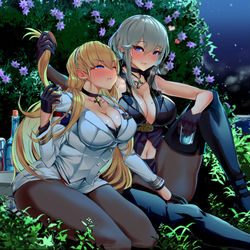 This is a pixiv picture whose title is こっそり深夜晩酌.