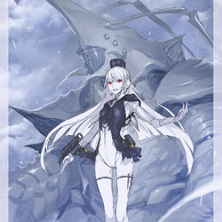 This is a pixiv picture whose title is 【PFAOS】銀腕のシルバー・キール・ゴーレム【原初の星光石】.