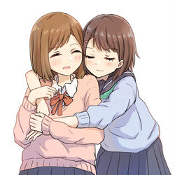 This is a pixiv picture whose title is ぎゅっ.