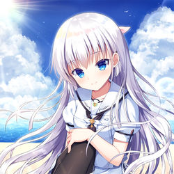 This is a pixiv picture whose title is Summer Pockets.