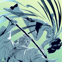 This is a pixiv picture whose title is 【PFAOS】夜風.