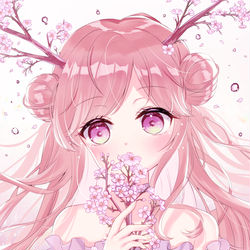This is a pixiv picture whose title is 🌸🌸.