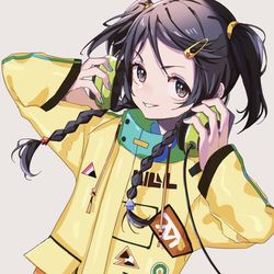 This is a pixiv picture whose title is 三好紗南.