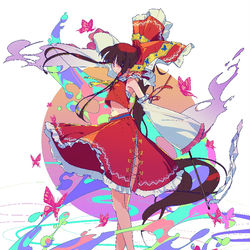 This is a pixiv picture whose title is 二色蝶.