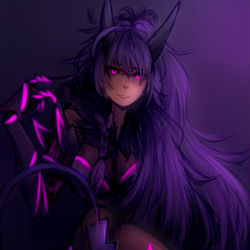 This is a pixiv picture whose title is electric devil.
