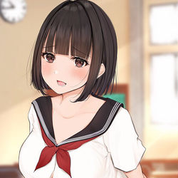 This is a pixiv picture whose title is 放課後よければ遊びませんか？.