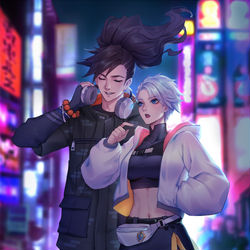 This is a pixiv picture whose title is True Damage.