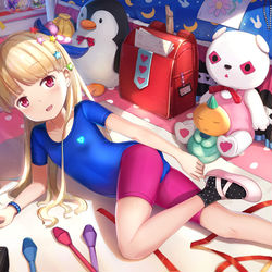 This is a pixiv picture whose title is オンラインで体操を教える子.